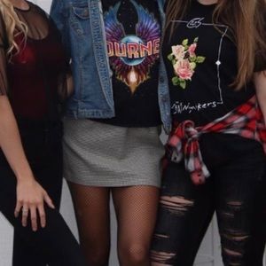 houndstooth skirt 💀